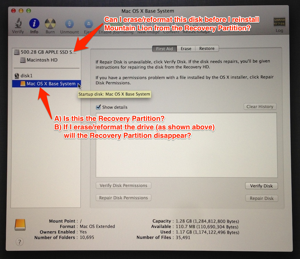 what hard drive format is needed for mac osx install